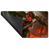 Commander Series #7 Karlach, Fury of Avernus Stitched Playmat for Magic: The Gathering