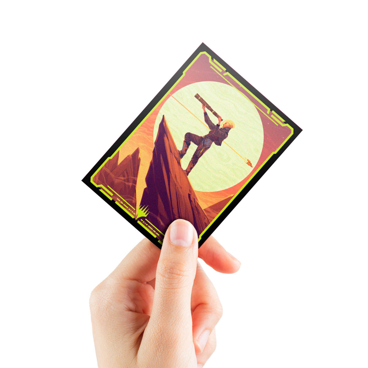 Edge of Eternities Sami, Wildcat Captain 100ct Deck Protector Sleeves in Clear Box for Magic: The Gathering Hand | Ultra PRO International