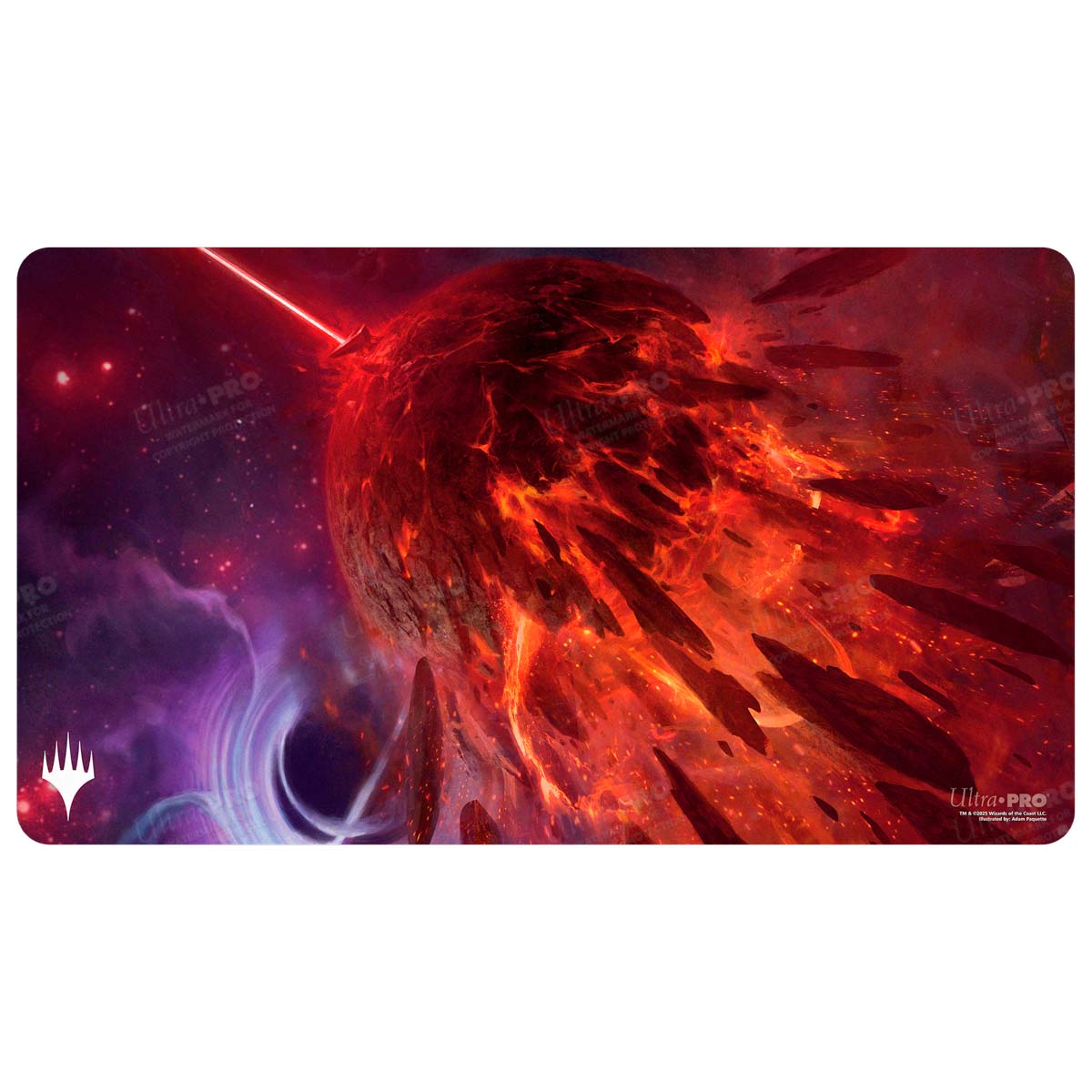 Edge of Eternities Kavaron, Memorial World Playmat Mythic Land Red for Magic: The Gathering Front | Ultra PRO International