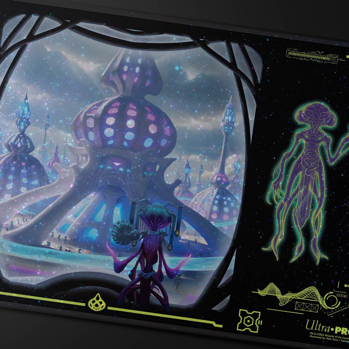 Edge of Eternities Uthros, Titanic Godcore Holofoil® Playmat for