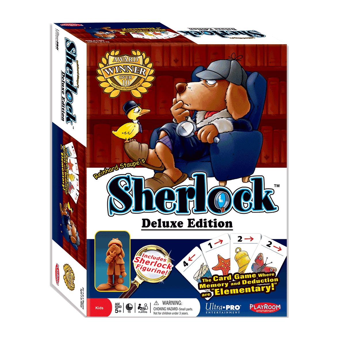 Sherlock: Memory & deduction card game for ages 5 and up (Deluxe Edition) | Ultra PRO International