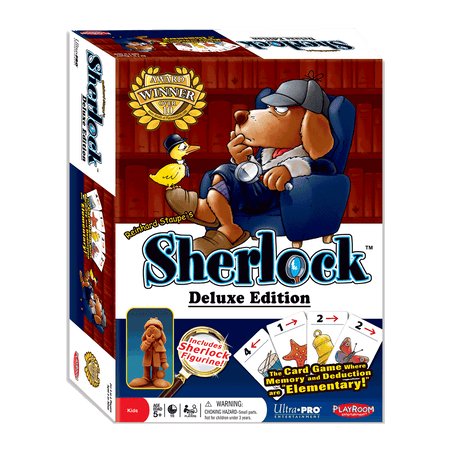 Sherlock: Memory & deduction card game for ages 5 and up (Deluxe Edition) | Ultra PRO International