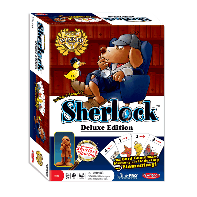 Sherlock: Memory & deduction card game for ages 5 and up (Deluxe Edition) | Ultra PRO International