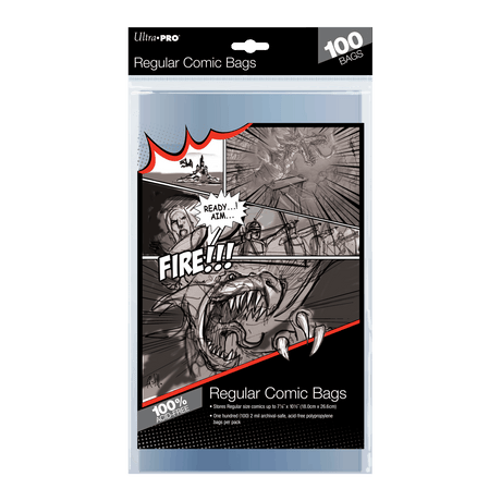 Regular Size Comic Bags (100ct)
