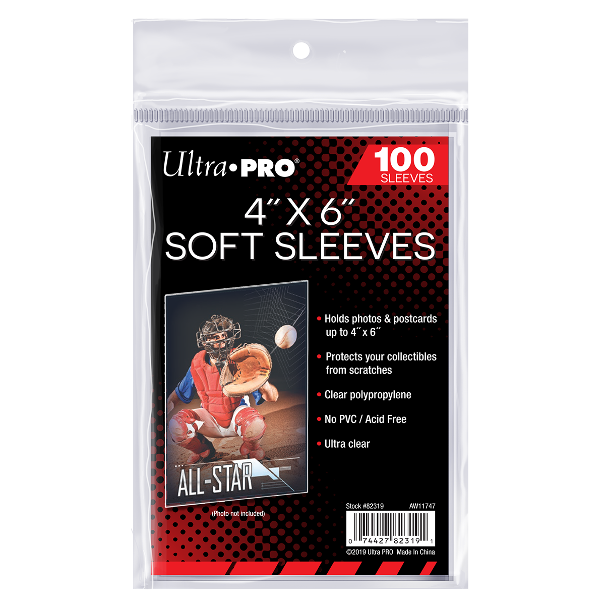 4" x 6" Soft Sleeves (100ct) | Ultra PRO International