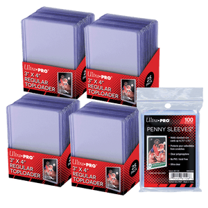 3" x 4" Clear Regular TOPLOADER® Sleeves and PENNY SLEEVES® Bundle (100ct)