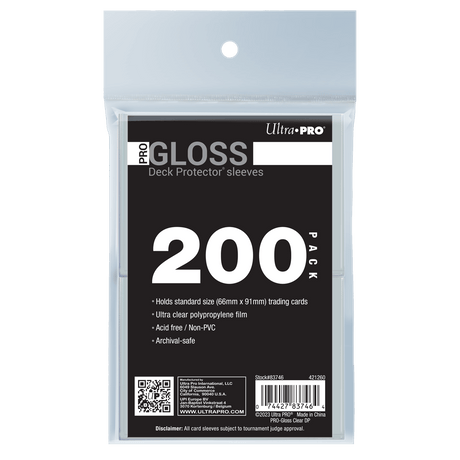 PRO-Gloss Standard Deck Protector Sleeves Bundle (200ct) | Ultra PRO International