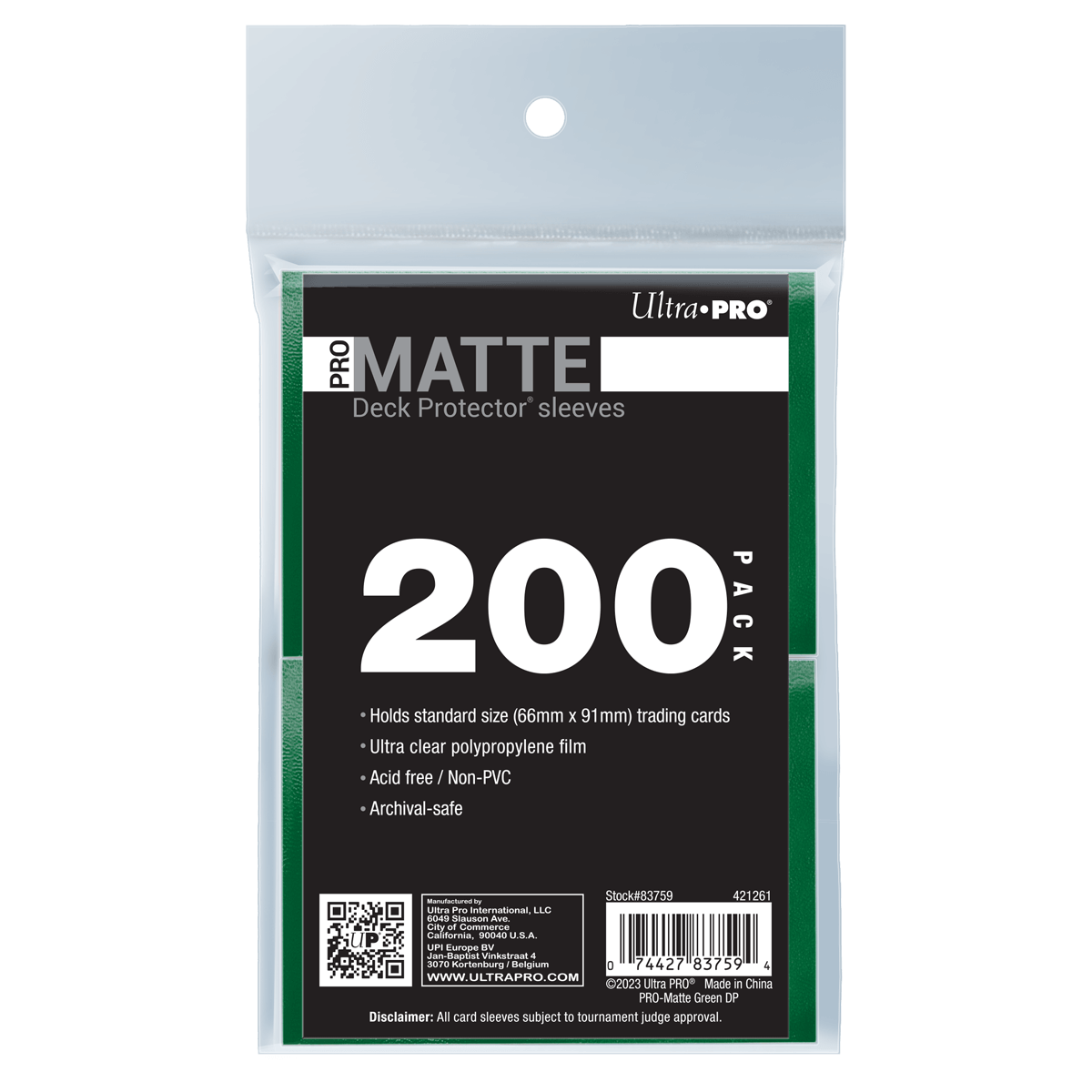 Pro Matte Standard Deck Protectors - Blue (50ct)