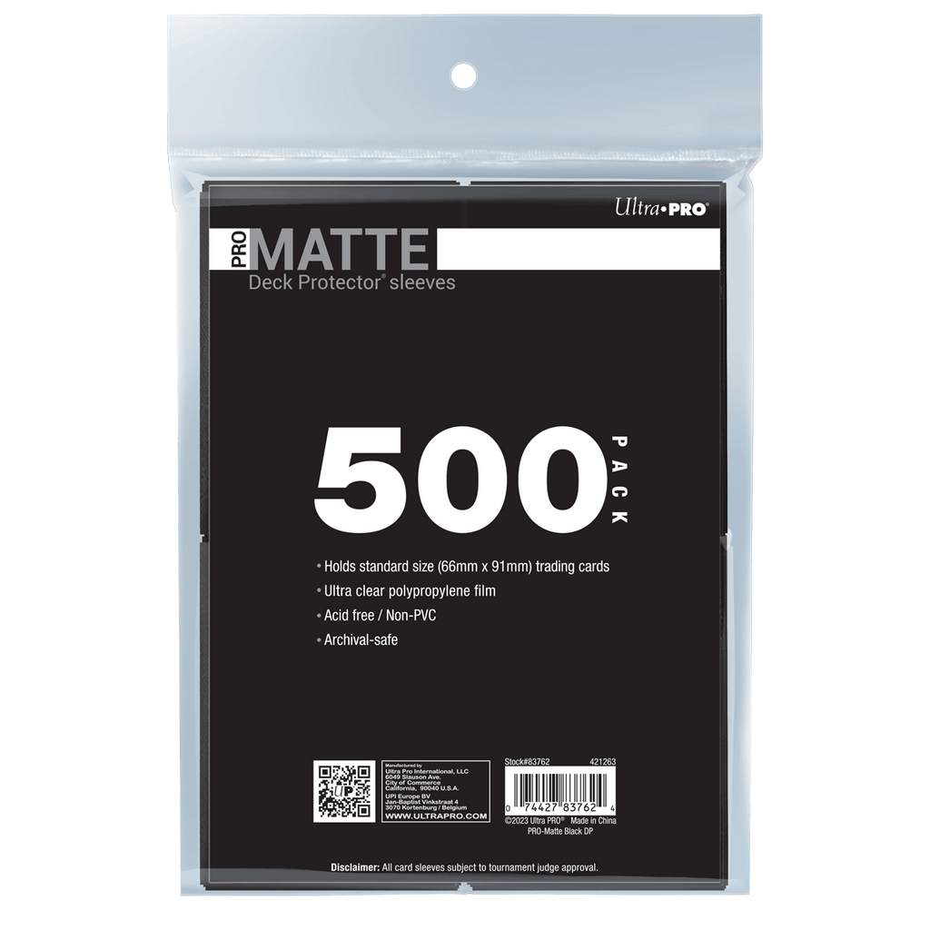 PRO-Matte Standard Deck Protector Sleeves Bundle (500ct)