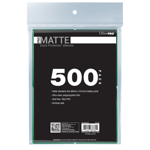 PRO-Matte Standard Deck Protector Sleeves Bundle (500ct) | Ultra