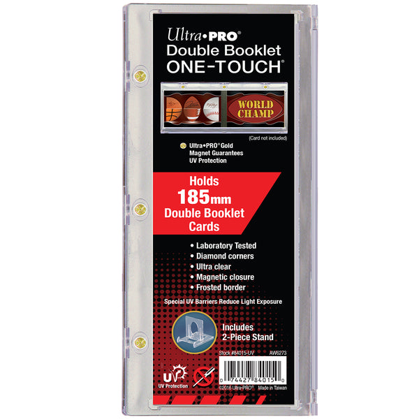 185mm Double Booklet Card UV ONE-TOUCH Magnetic Holder | Ultra PRO 