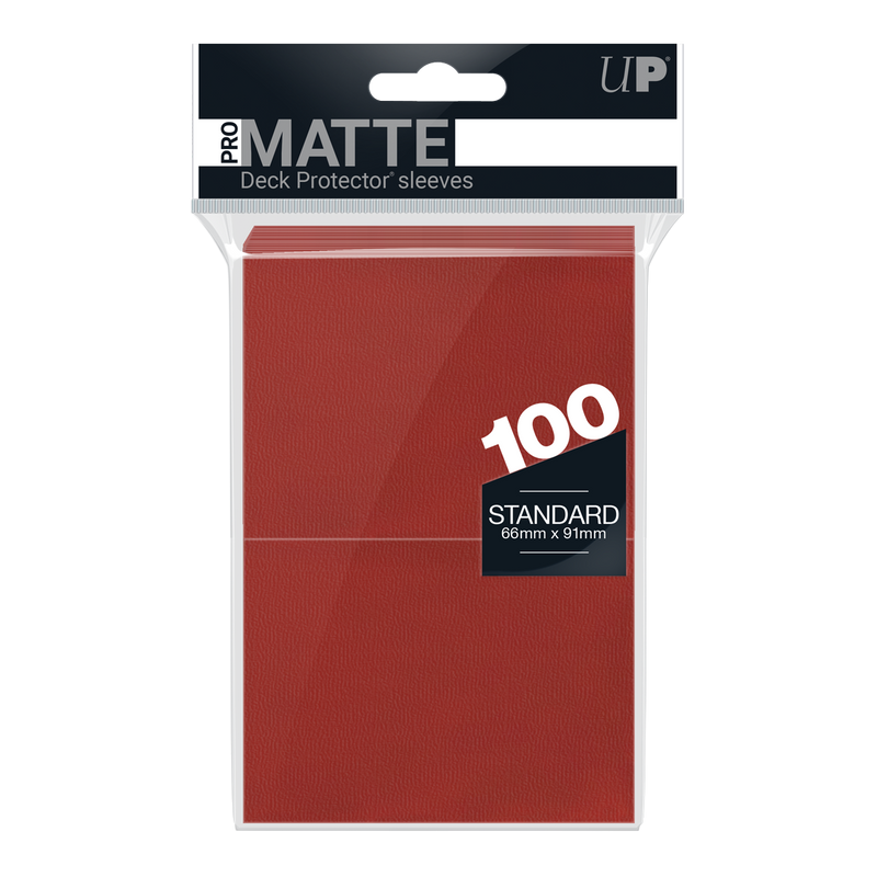 Ultra PRO Sleeves - Matte Red (100ct)