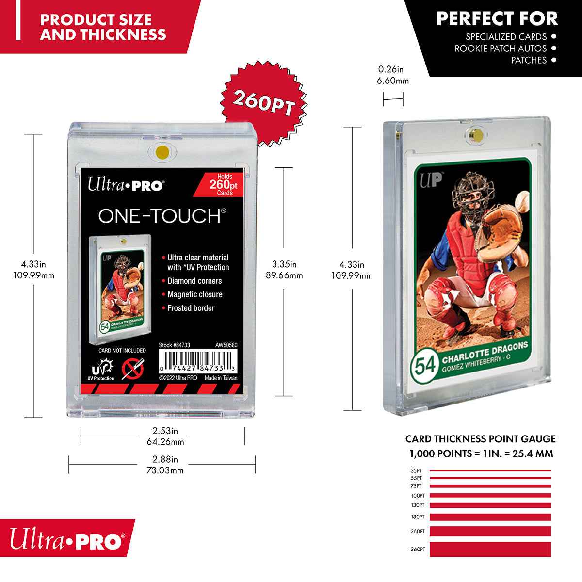 260PT UV ONE-TOUCH Magnetic Holder - Ultra PRO International