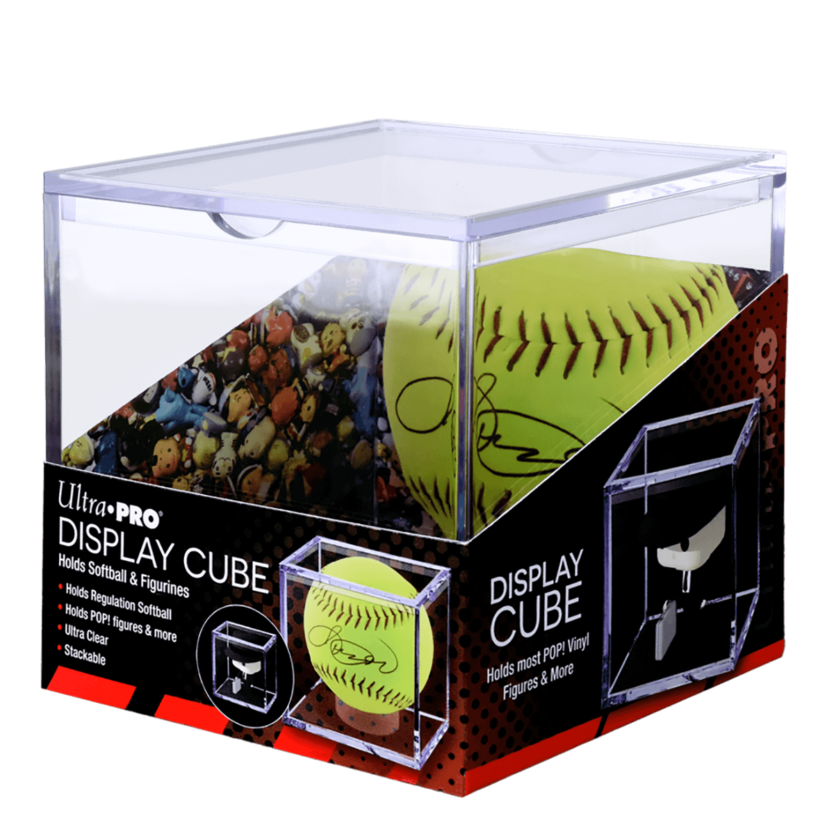 Softball & Figurines Clear Display Cube | Ultra PRO International