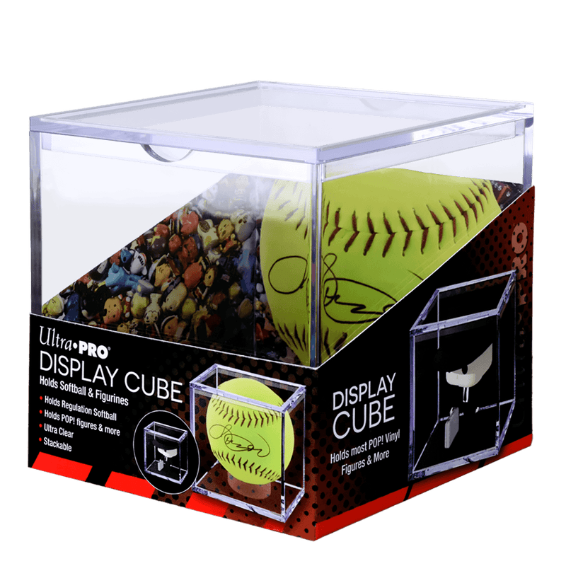 Softball & Figurines Clear Display Cube | Ultra PRO International