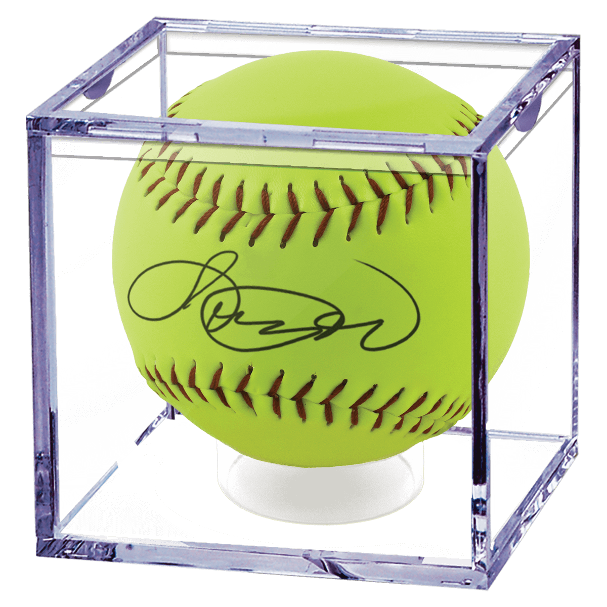 Softball & Figurines Clear Display Cube | Ultra PRO International