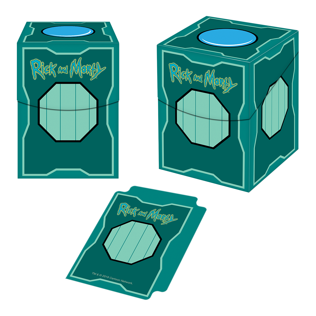 Mr. Meeseeks Box PRO 100+ Deck Box for Rick and Morty | Ultra PRO International