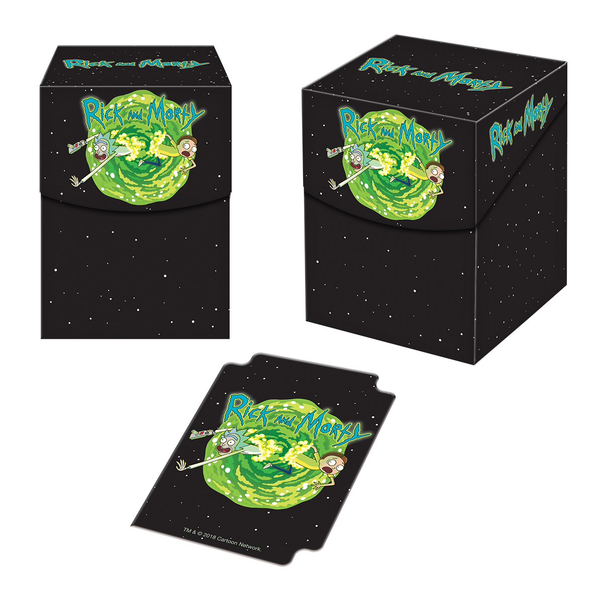 Interdimensional Portal PRO 100+ Deck Box for Rick and Morty | Ultra PRO International