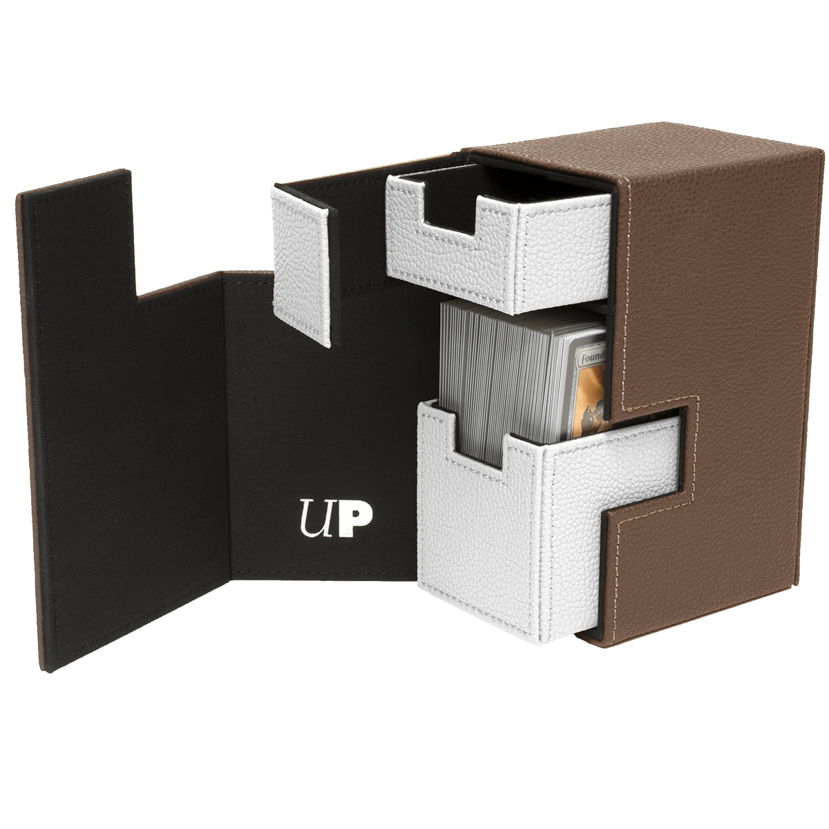 M2.1 Premium Deck Box (Brown & White) | Ultra PRO International