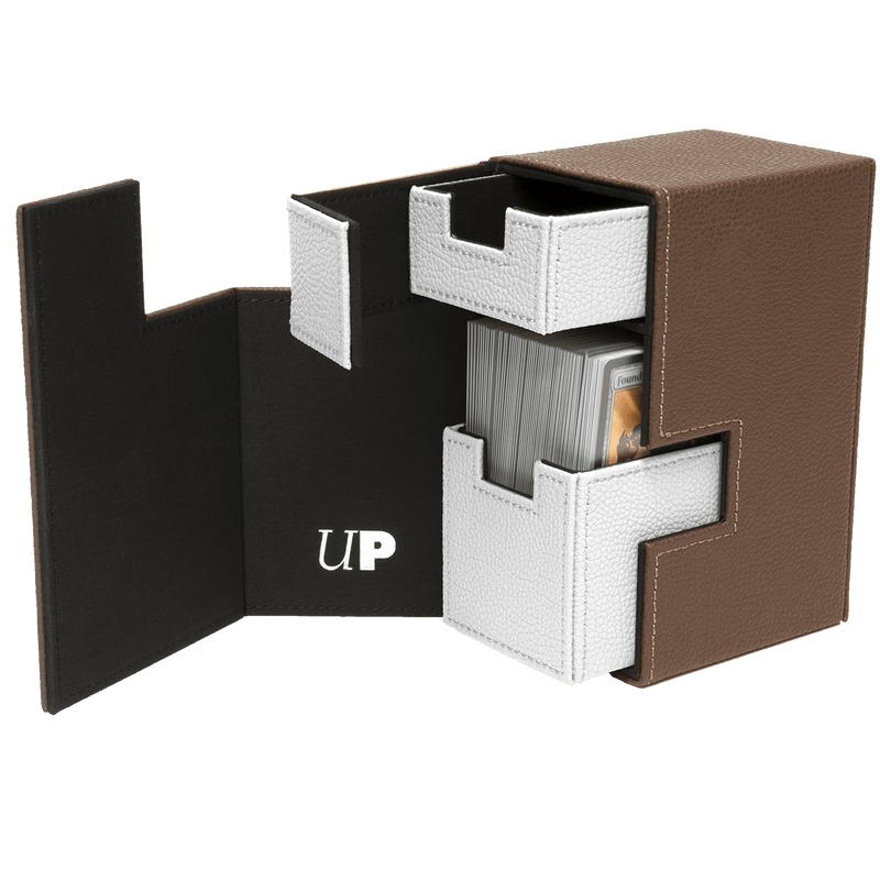 M2.1 Premium Deck Box (Brown & White) | Ultra PRO International