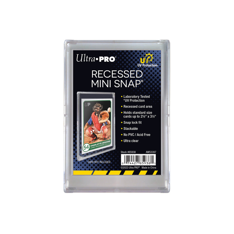 UV Recessed Snap Card Holder | Ultra PRO International