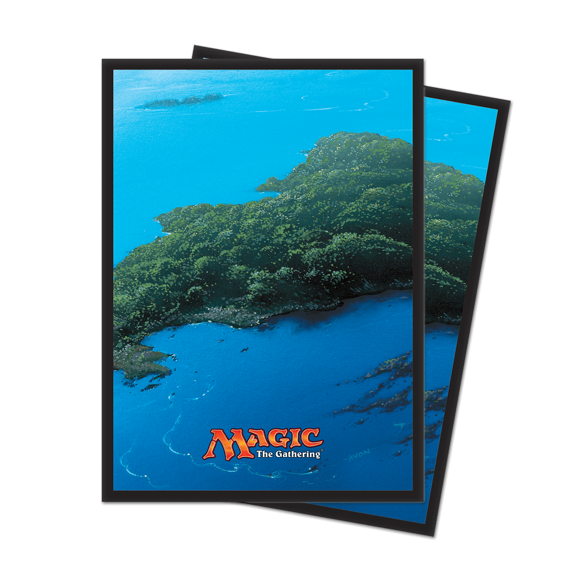 Mana 5 Island Standard Deck Protector Sleeves (80ct) for Magic: The Gathering | Ultra PRO International