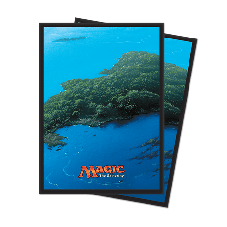 Mana 5 Island Standard Deck Protector Sleeves (80ct) for Magic: The Gathering | Ultra PRO International