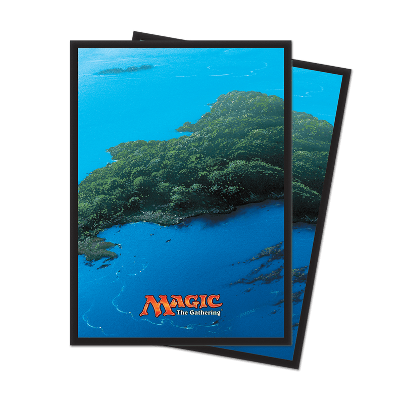 Mana 5 Island Standard Deck Protector Sleeves (80ct) for Magic: The Gathering | Ultra PRO International
