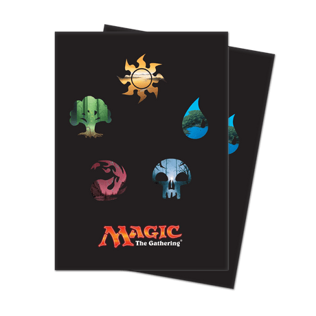 Mana 5 Symbol Standard Deck Protector Sleeves (80ct) for Magic: The Gathering | Ultra PRO International