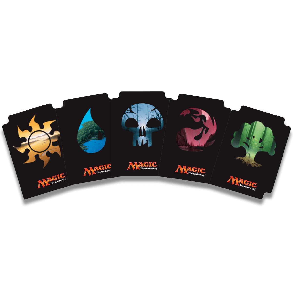 Mana 5 Card Deck Dividers Pack (15ct) for Magic: The Gathering | Ultra PRO International