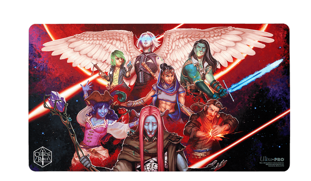 Critical Role Standard Edge Playmat with Mighty Nein Character Art by Wesley Griffith | Ultra PRO International