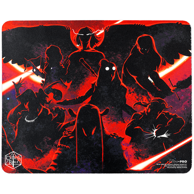 Critical Role Live Show Printed Mousepad - Silhouette Version | Ultra PRO International