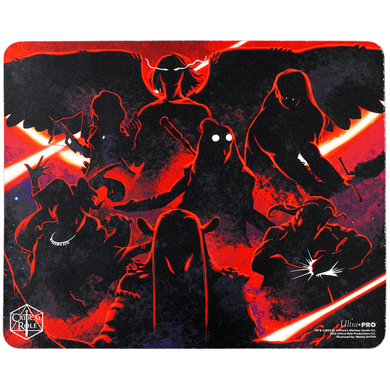 Critical Role Live Show Printed Mousepad - Silhouette Version | Ultra PRO International
