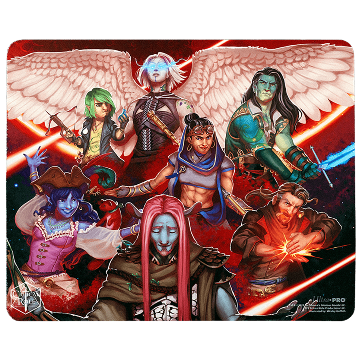 Critical Role Live Show Printed Mousepad - Character Reveal Version | Ultra PRO International