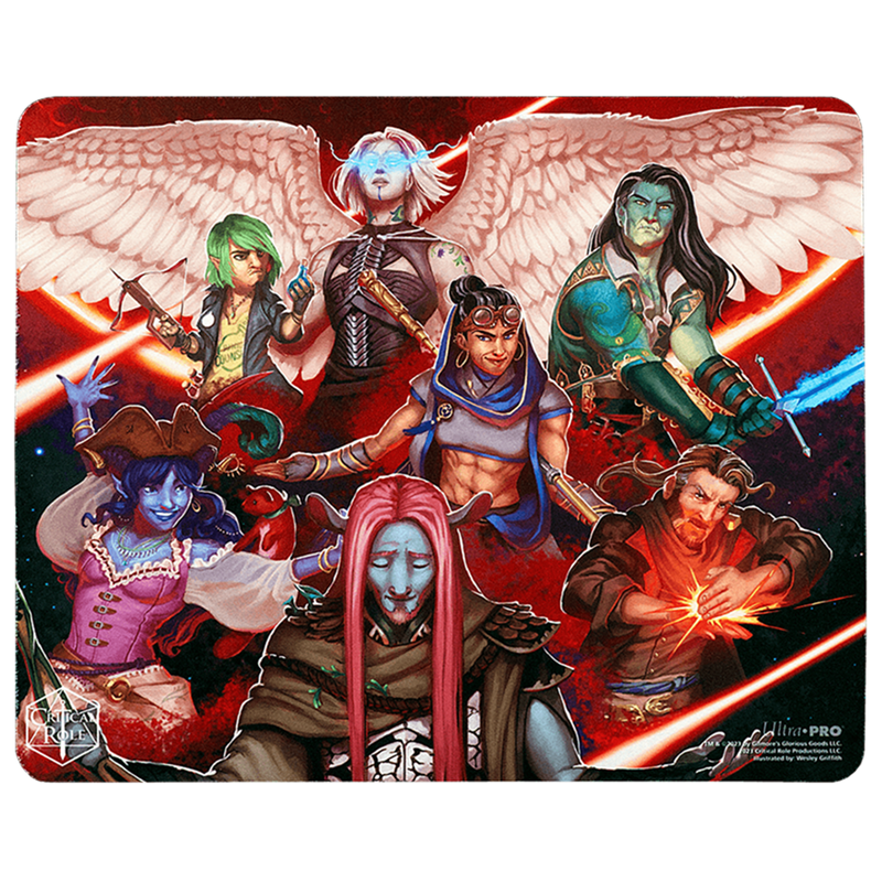 Critical Role Live Show Printed Mousepad - Character Reveal Version | Ultra PRO International