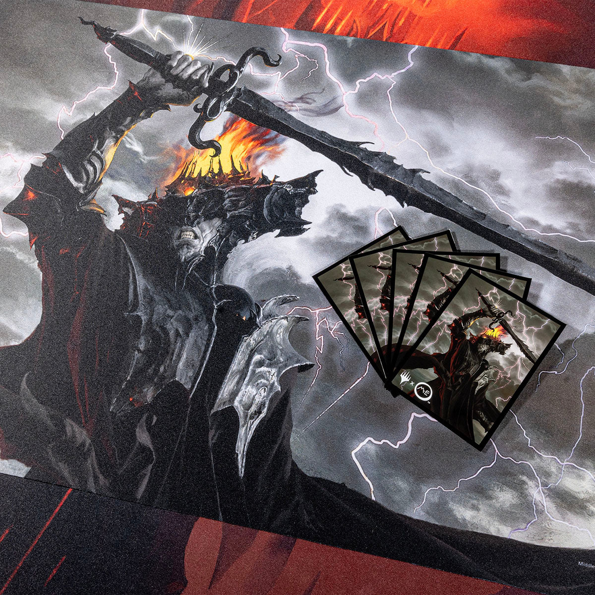 The Lord of the Rings: Tales of Middle-earth Sauron v2 Standard Gaming  Playmat for Magic: The Gathering