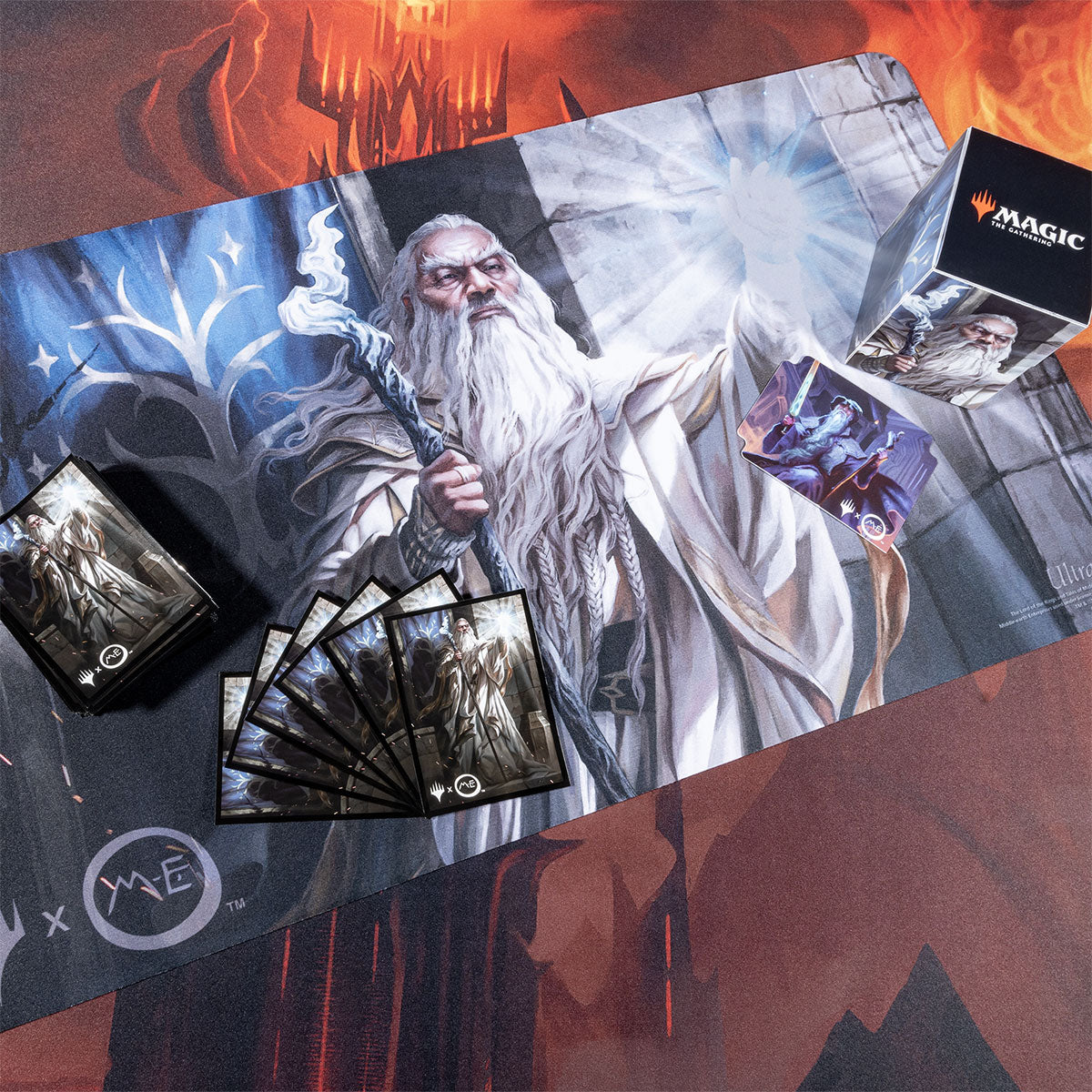 Ultra Pro The Lord of the Rings: Tales of Middle-earth Sauron Standard  Gaming Playmat for Magic: The Gathering