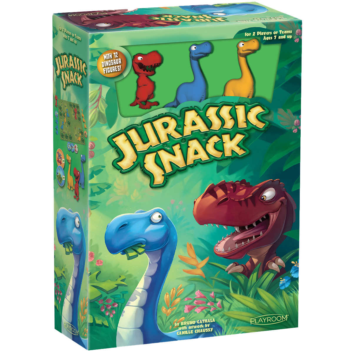 Jurassic Snack: A family strategy game for ages 7 and up | Ultra PRO Entertainment