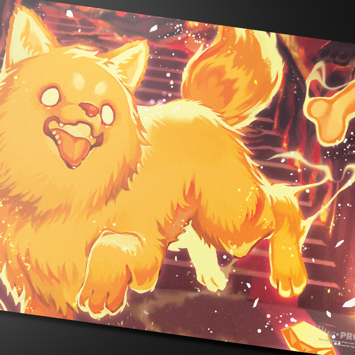 Duskmourn Enduring Courage Playmat for Magic: The Gathering Zoom