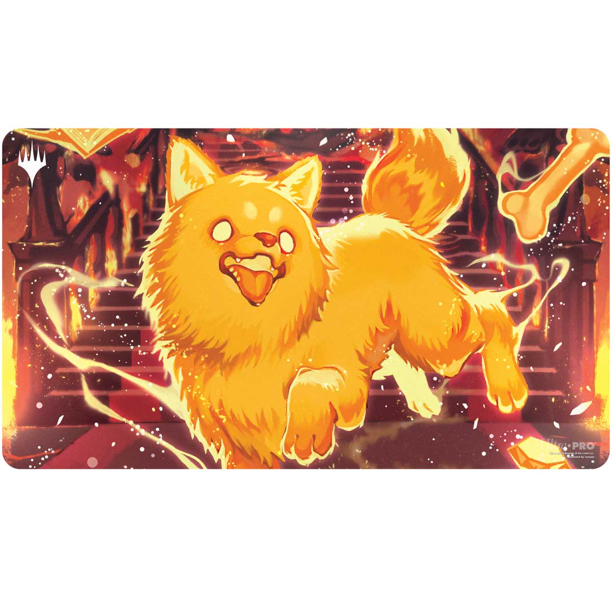 Duskmourn Enduring Courage Playmat for Magic: The Gathering Zoom