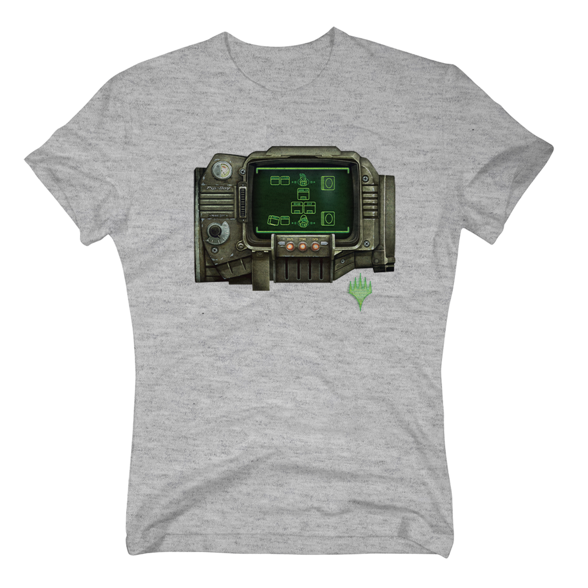 Magic: The Gathering Universes Beyond x Fallout Printed Graphic Tee - Pip Boy | Ultra PRO International