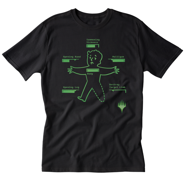 Magic: The Gathering Universes Beyond x Fallout Printed Graphic Tee - Vault Boy | Ultra PRO International