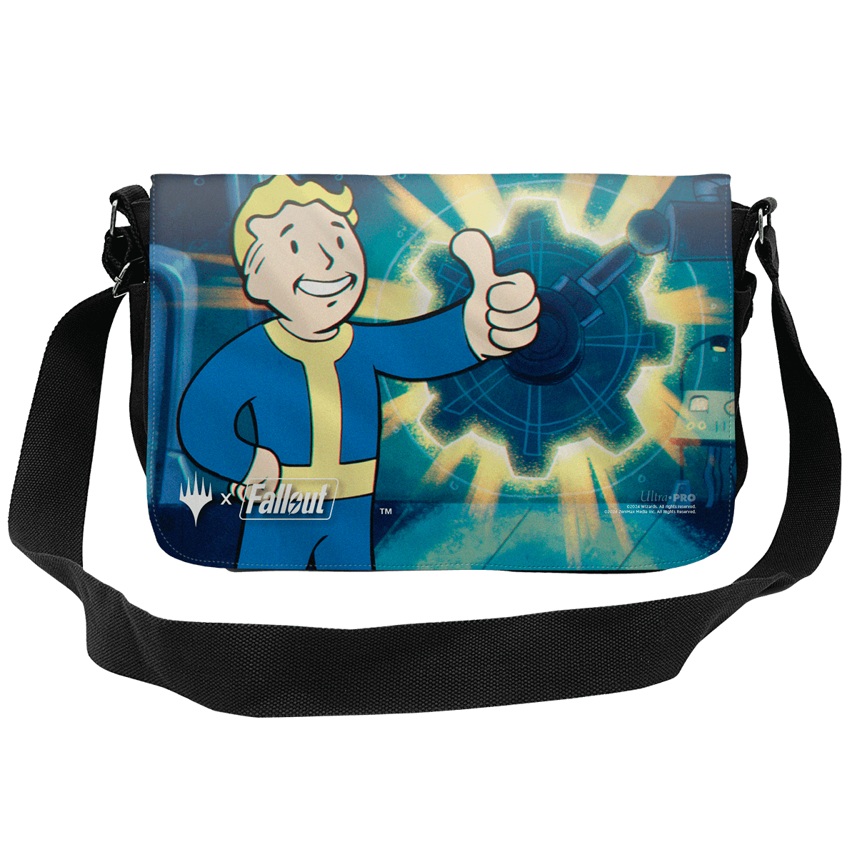 Magic: The Gathering Universes Beyond x Fallout Messenger Bag Flap - [Fallout] | Ultra PRO International