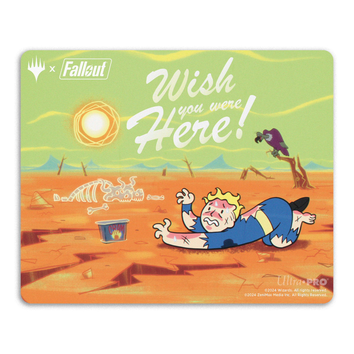 Magic: The Gathering Universes Beyond x Fallout Mousepad - Wasteland | Ultra PRO international