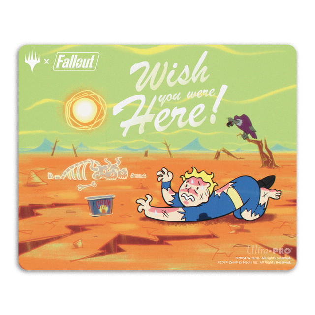 Magic: The Gathering Universes Beyond x Fallout Mousepad - Wasteland | Ultra PRO international