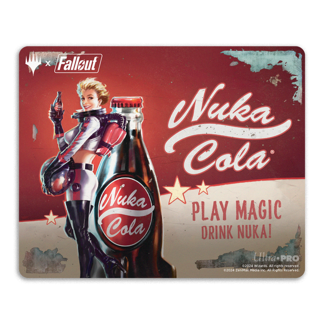 Magic: The Gathering Universes Beyond x Fallout Mousepad - Nuka Cola | Ultra PRO International