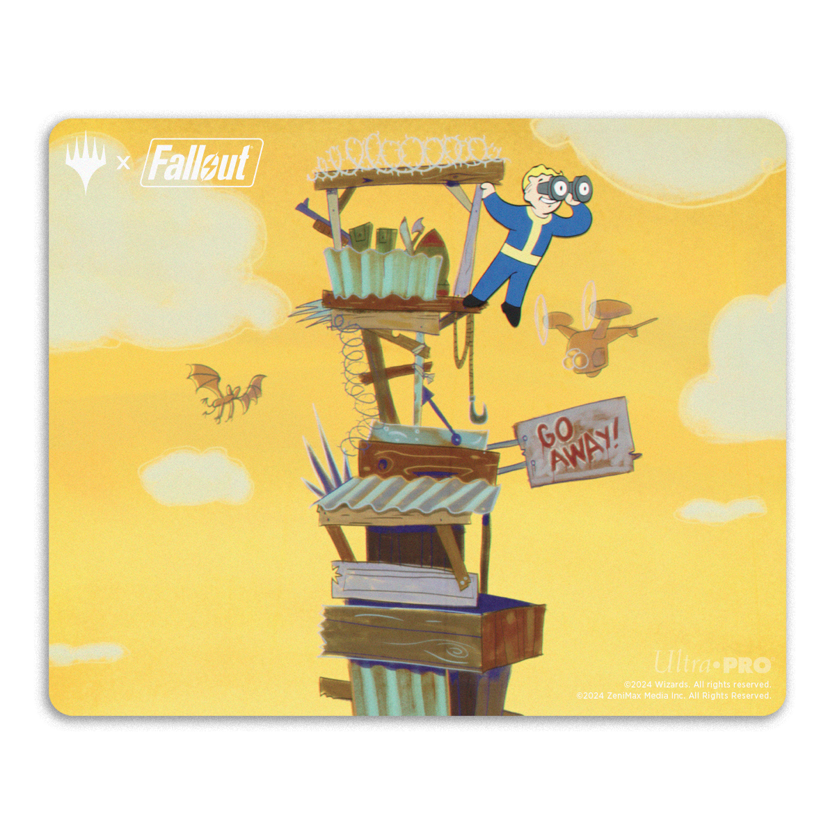 Magic: The Gathering Universes Beyond x Fallout Mousepad - Command Tower | Ultra PRO international