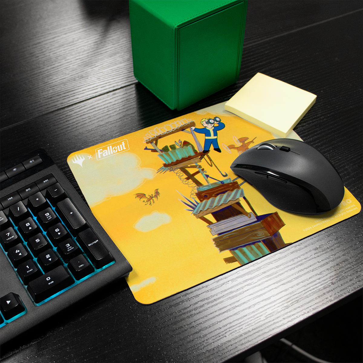 Magic: The Gathering Universes Beyond x Fallout Mousepad - Command Tower | Ultra PRO international