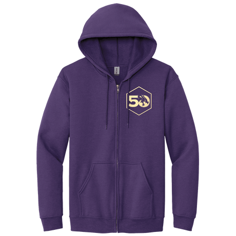 Dungeons & Dragons 50th Anniversary Purple Mind Flayer Foil Hoodie
