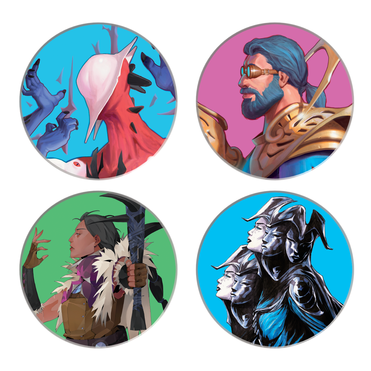 Modern Horizons 3 Coaster Set (4 Pack) Magic: The Gathering